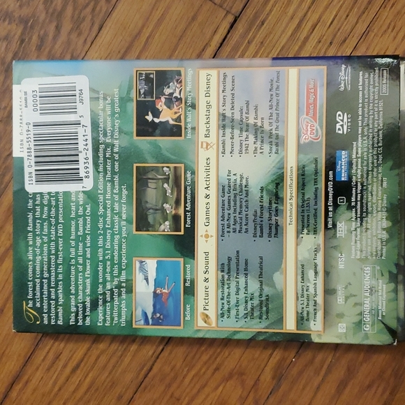 Platinum edition Bambi DVD 2005 release - Picture 2 of 5